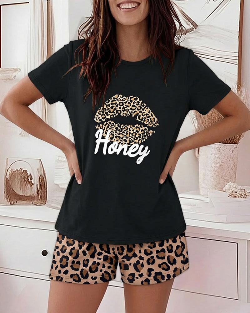 CHICME Pajamas Set for Women 2 Piece Pjs Lounge Set
