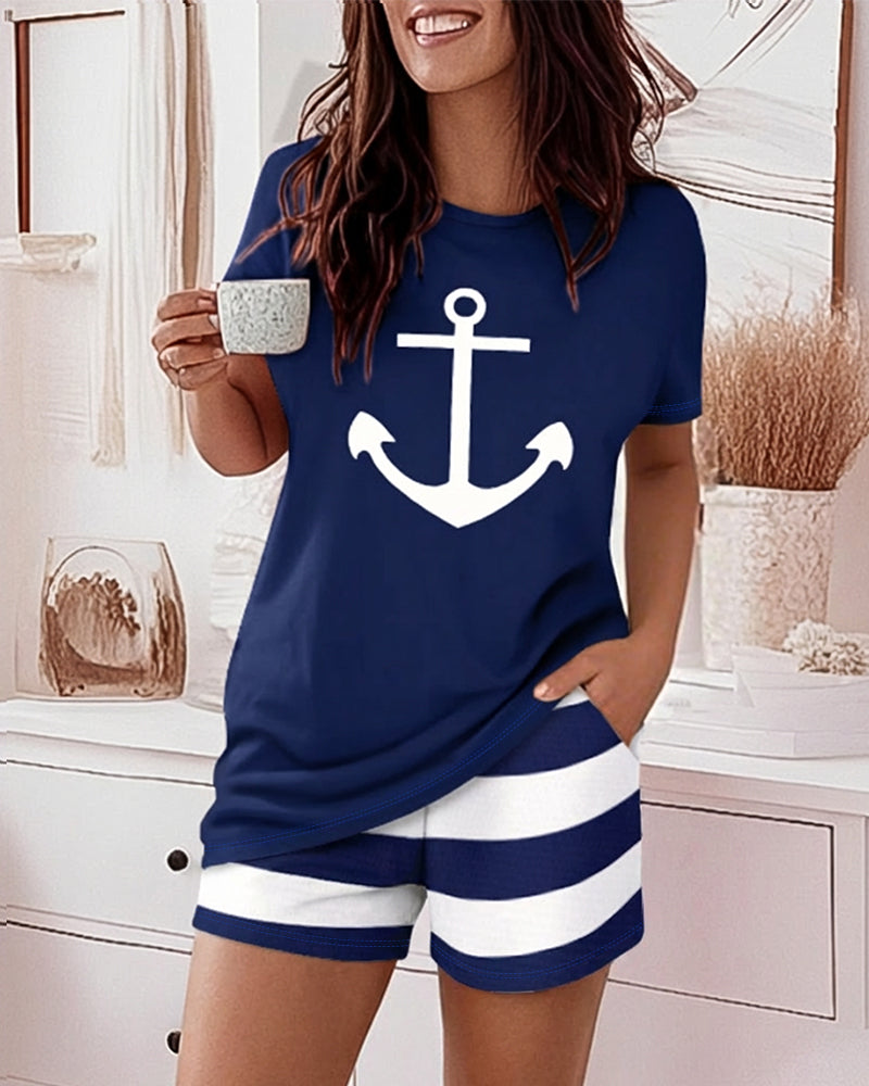 CHICME Pajamas Set for Women 2 Piece Pjs Lounge Set