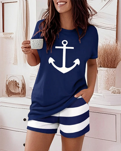 CHICME Pajamas Set for Women 2 Piece Pjs Lounge Set