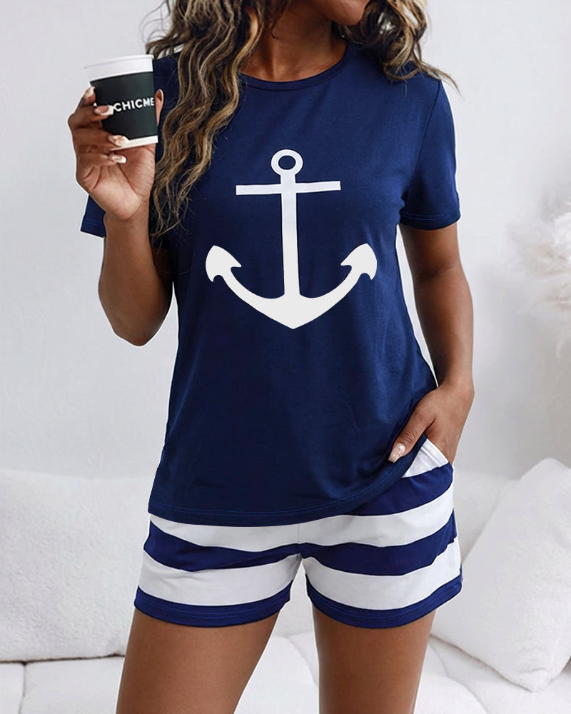 CHICME Pajamas Set for Women 2 Piece Pjs Lounge Set