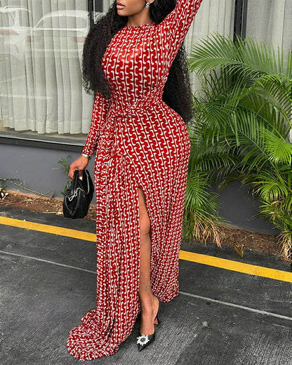 CHICME Womens Maxi Dresses 2 Piece Floral Mesh Set