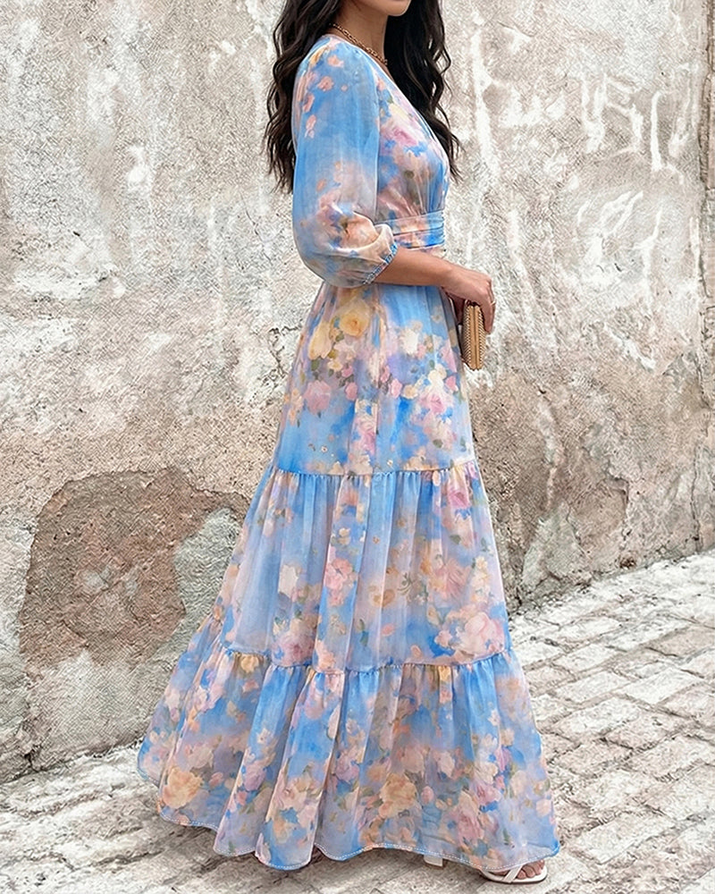 CHICME Women’s Summer Boho Maxi Dress