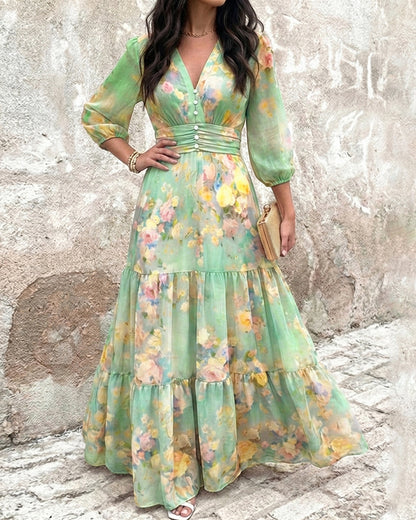 CHICME Women’s Summer Boho Maxi Dress