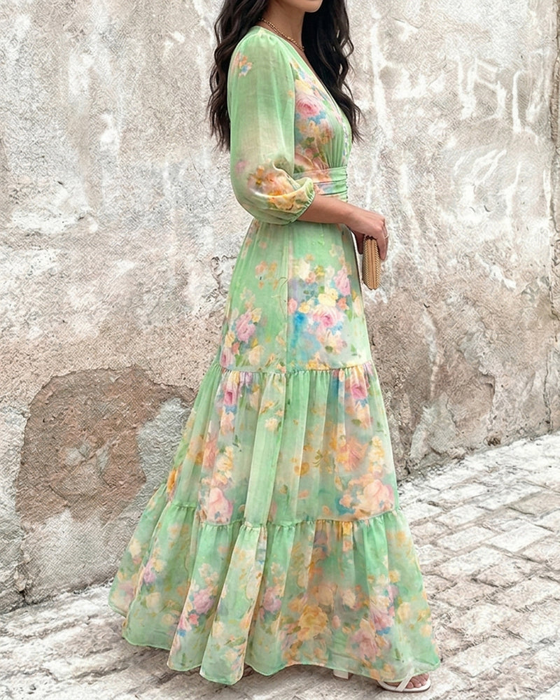 CHICME Women’s Summer Boho Maxi Dress