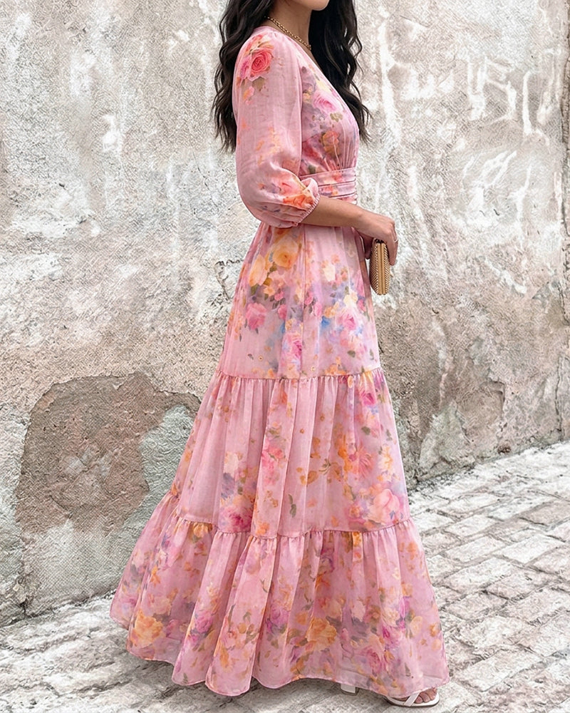 CHICME Women’s Summer Boho Maxi Dress