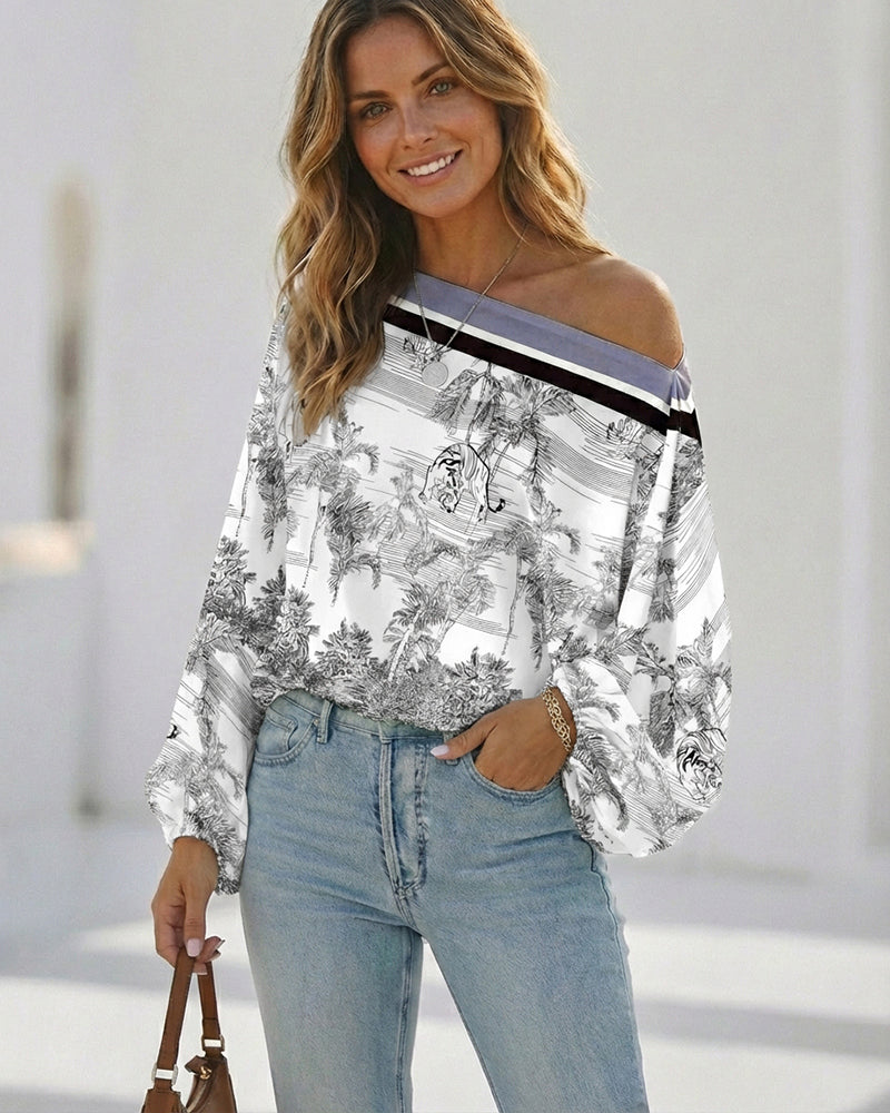 CHICME Women's Off The Shoulder Top
