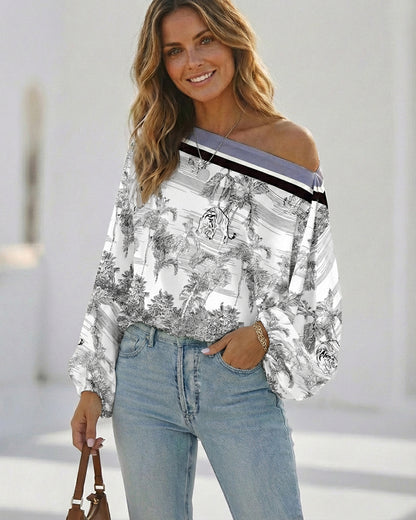 CHICME Women's Off The Shoulder Top