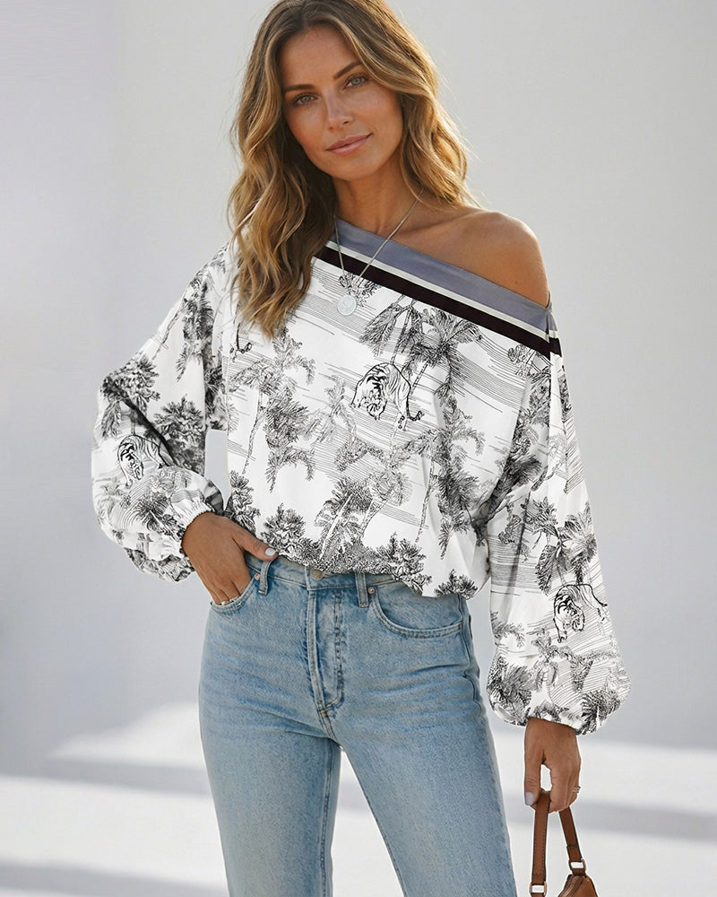 CHICME Women's Off The Shoulder Top