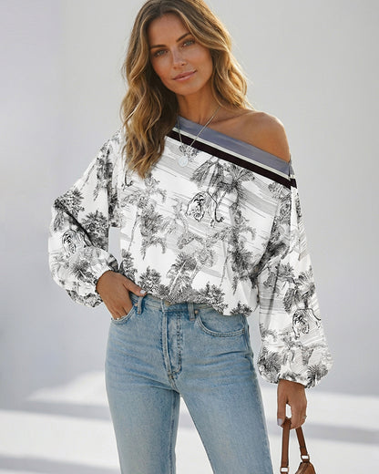 CHICME Women's Off The Shoulder Top