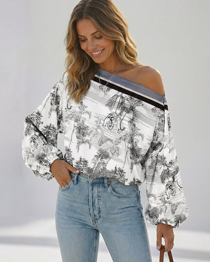 CHICME Women's Off The Shoulder Top